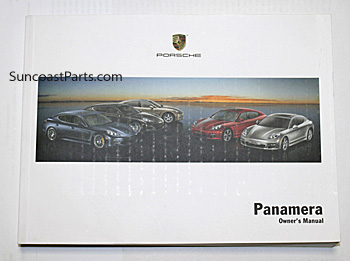 Owners Manual Book - Panamera : Suncoast Porsche Parts & Accessories